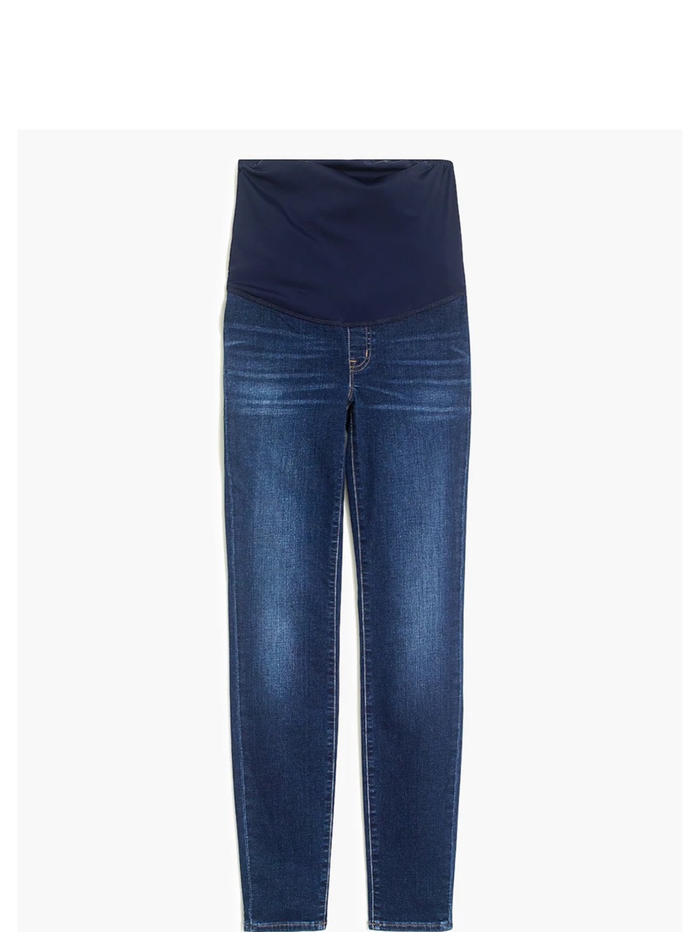 J. Crew Dark Blue Denim Jeans with Maternity Band